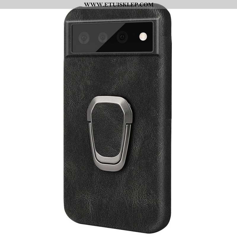 Etui do Google Pixel 6 Pro Pierścień Elegance Z Efektem Skóry — Nowe Kolory